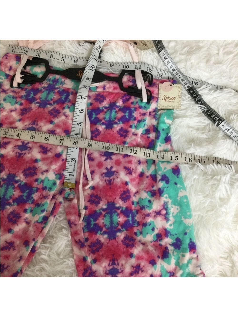 Spree Intimates 2 Piece matching set shorts & cami Woman’s size Large - Picture 4 of 11